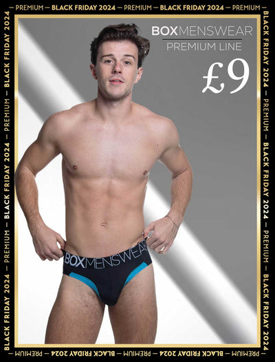 Prince Fit Briefs - Black & Blue - boxmenswear - {{variant_title}}