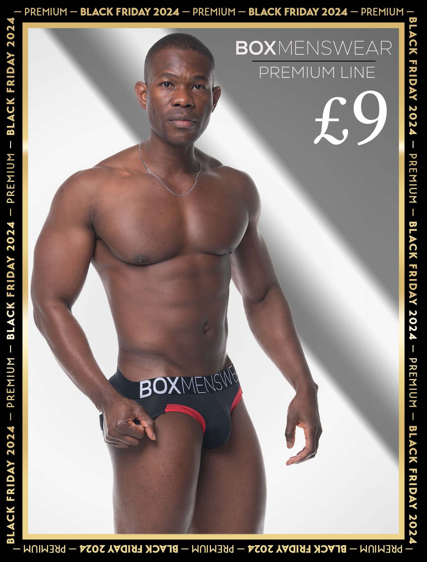 Prince Fit Briefs - Black & Red - boxmenswear - {{variant_title}}