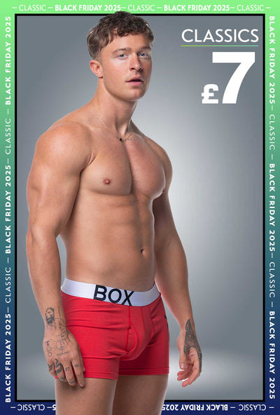 Mens Red Boxers - boxmenswear - {{variant_title}}