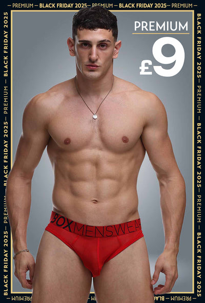 All Over Mesh Briefs - Direct Red - boxmenswear - {{variant_title}}