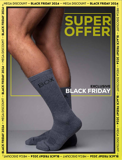 Essentials Rib Crew Socks - Light Grey - boxmenswear - {{variant_title}}