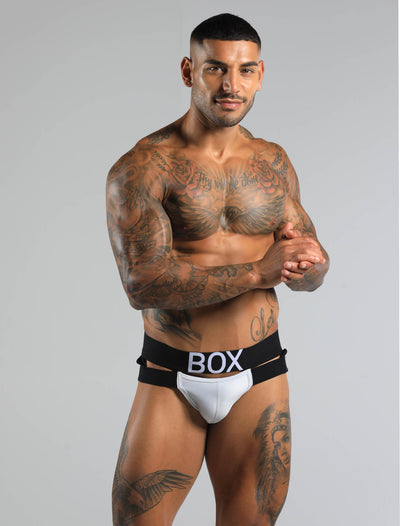 Mens Suspender Jockstrap 2.0: With Bounce - Solid Grey - boxmenswear - {{variant_title}}