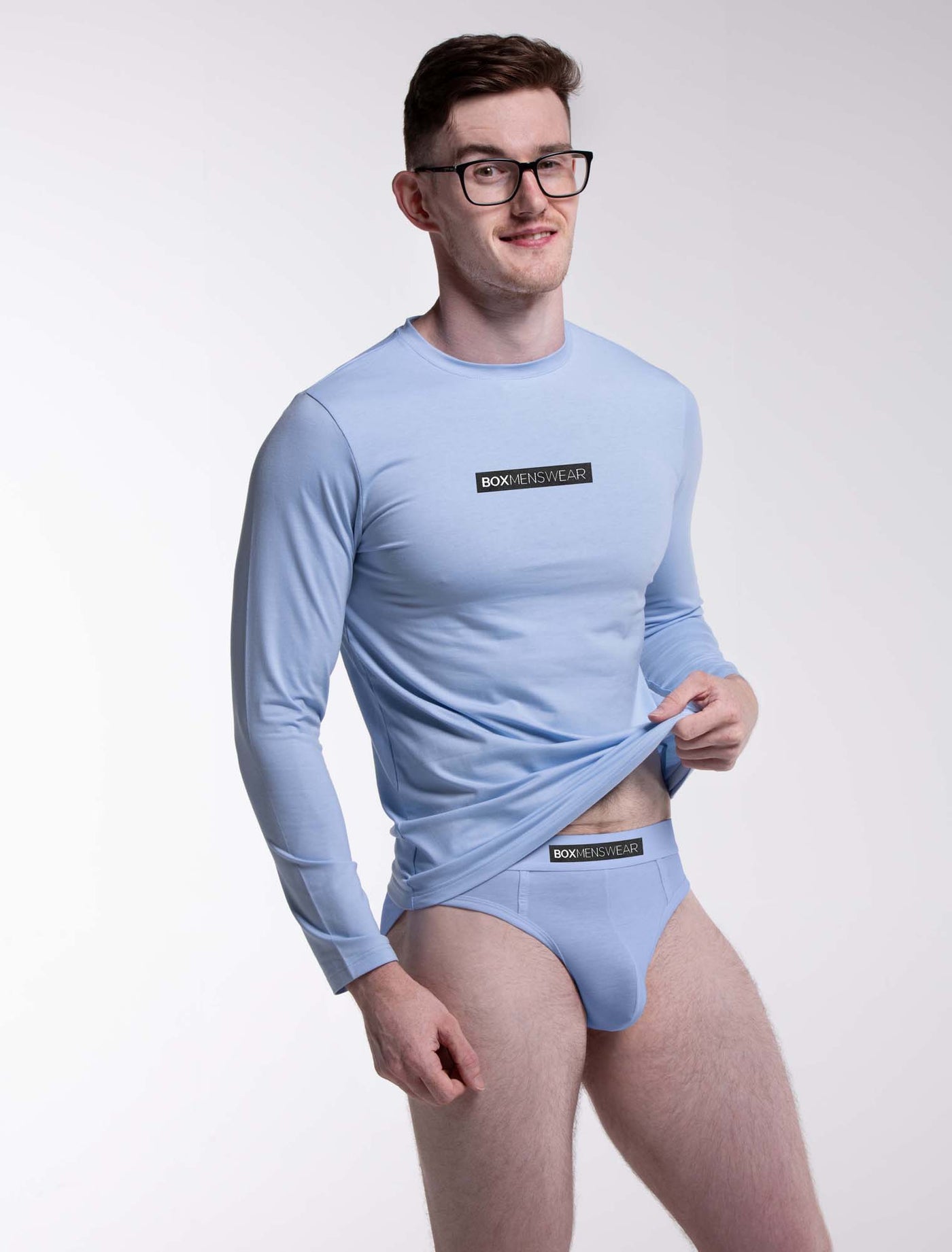 Academy Long Sleeve Top - Oxford - boxmenswear - {{variant_title}}