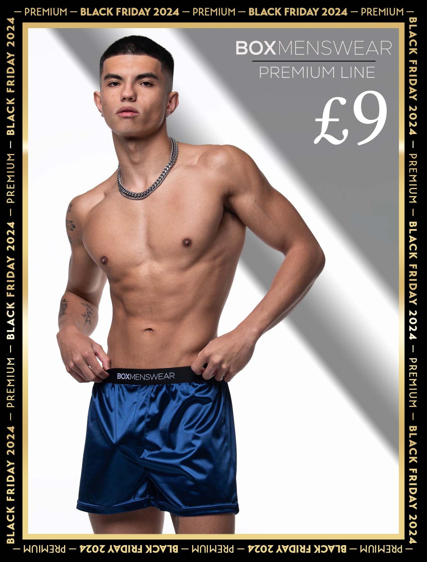 Silk Decline Boxer Shorts - Splendour Navy - boxmenswear - {{variant_title}}