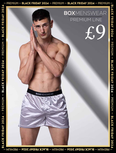 Silk Decline Boxer Shorts - Splendid Grey - boxmenswear - {{variant_title}}