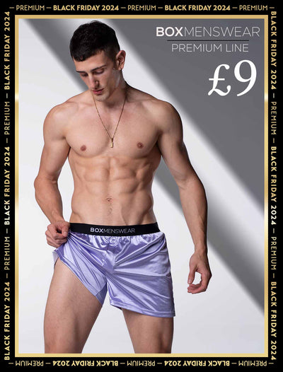 Silk Decline Boxer Shorts - Illustrious Lavender - boxmenswear - {{variant_title}}