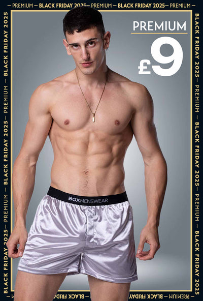 Silk Decline Boxer Shorts - Splendid Grey - boxmenswear - {{variant_title}}