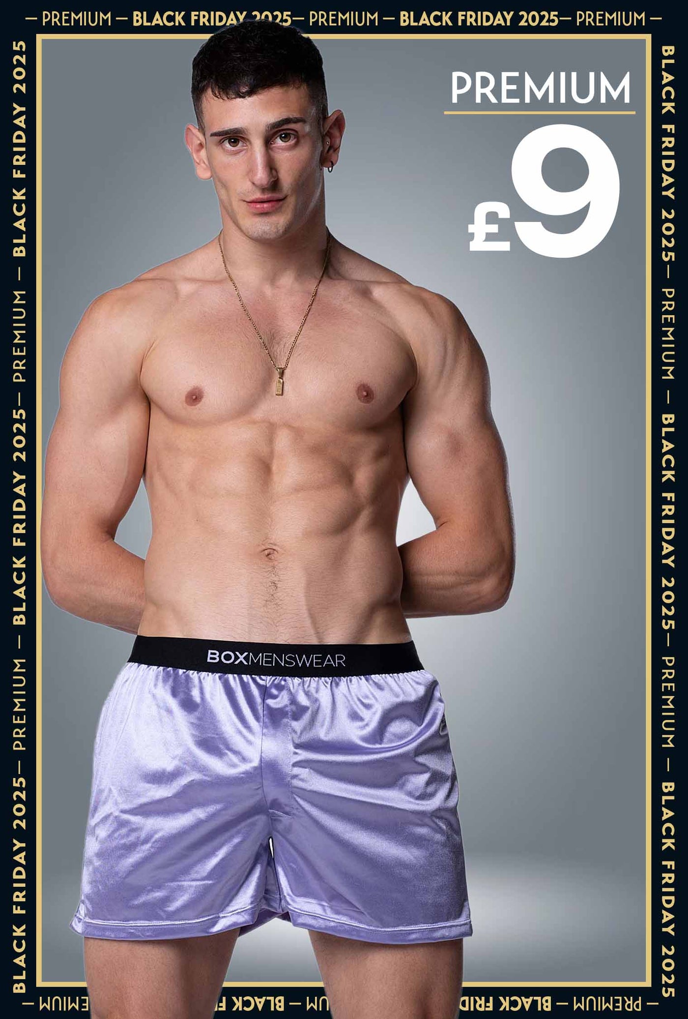 Silk Decline Boxer Shorts - Illustrious Lavender - boxmenswear - {{variant_title}}