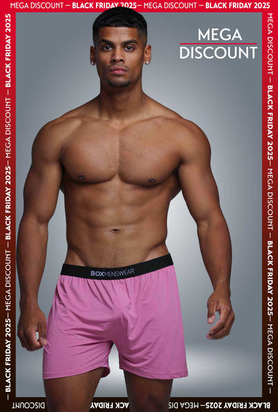 Silky Seamless Lounge Shorts - Sunset Pink - boxmenswear - {{variant_title}}