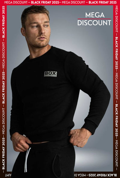 Slim Fit Crew Neck Jumper - Black - boxmenswear - {{variant_title}}