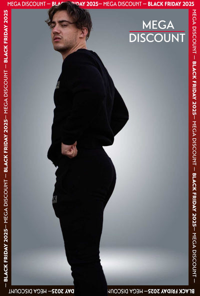 Slim Fit Fleece Jogging Bottoms - Black - boxmenswear - {{variant_title}}