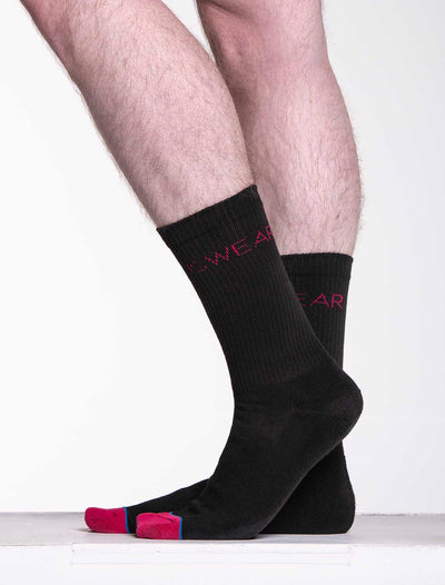 Statement Black - Lux Sports Socks - boxmenswear - {{variant_title}}