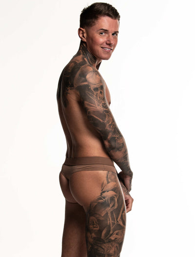 The Statement Thong - Pastel Brown - boxmenswear - {{variant_title}}