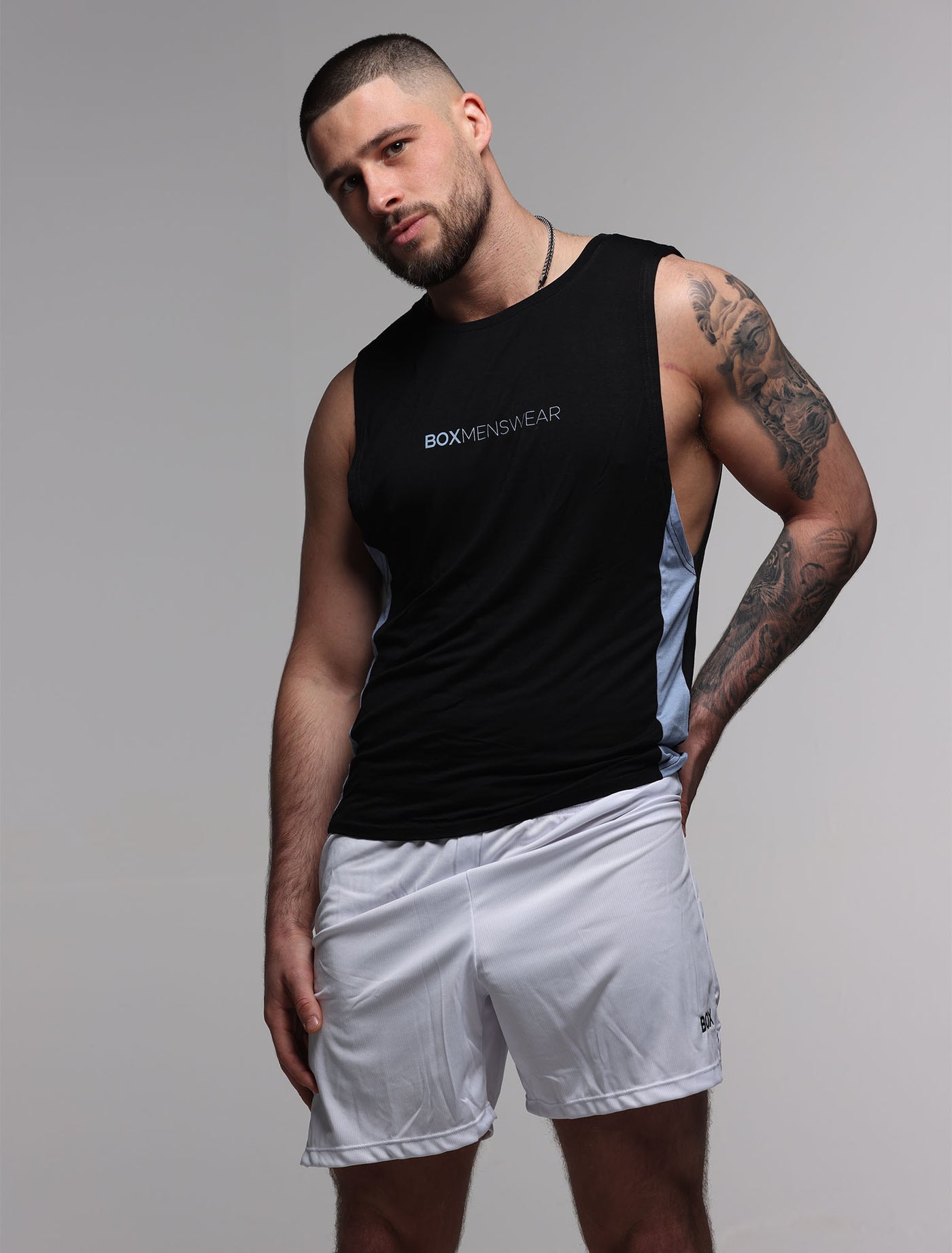Mens Sports Vest - Black - boxmenswear - {{variant_title}}
