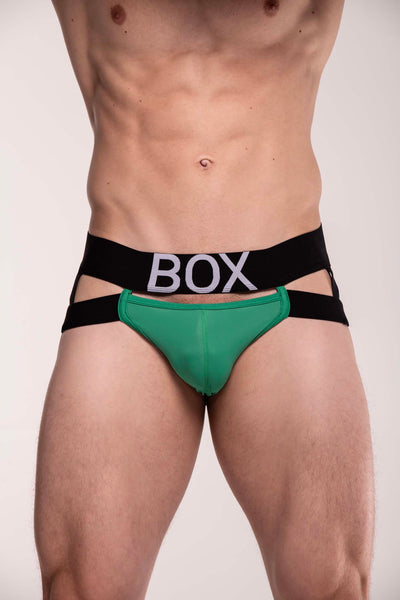 Mens Suspender Jockstrap 3.0 : With Bounce - Emerald - boxmenswear - {{variant_title}}