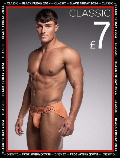 Mens Tanga Briefs 2.0 - Amber - boxmenswear - {{variant_title}}