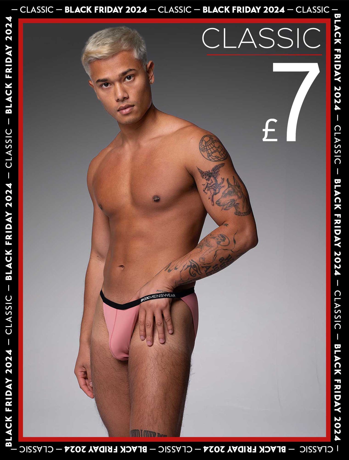 Mens Tanga Briefs 3.0 - Flamenco - boxmenswear - {{variant_title}}