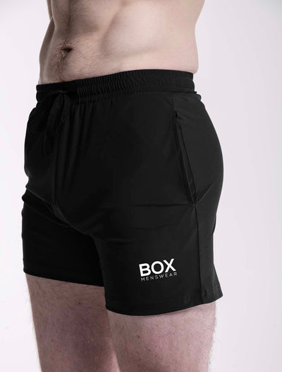 "The Fit" Sports Shorts - Jet Black - boxmenswear - {{variant_title}}