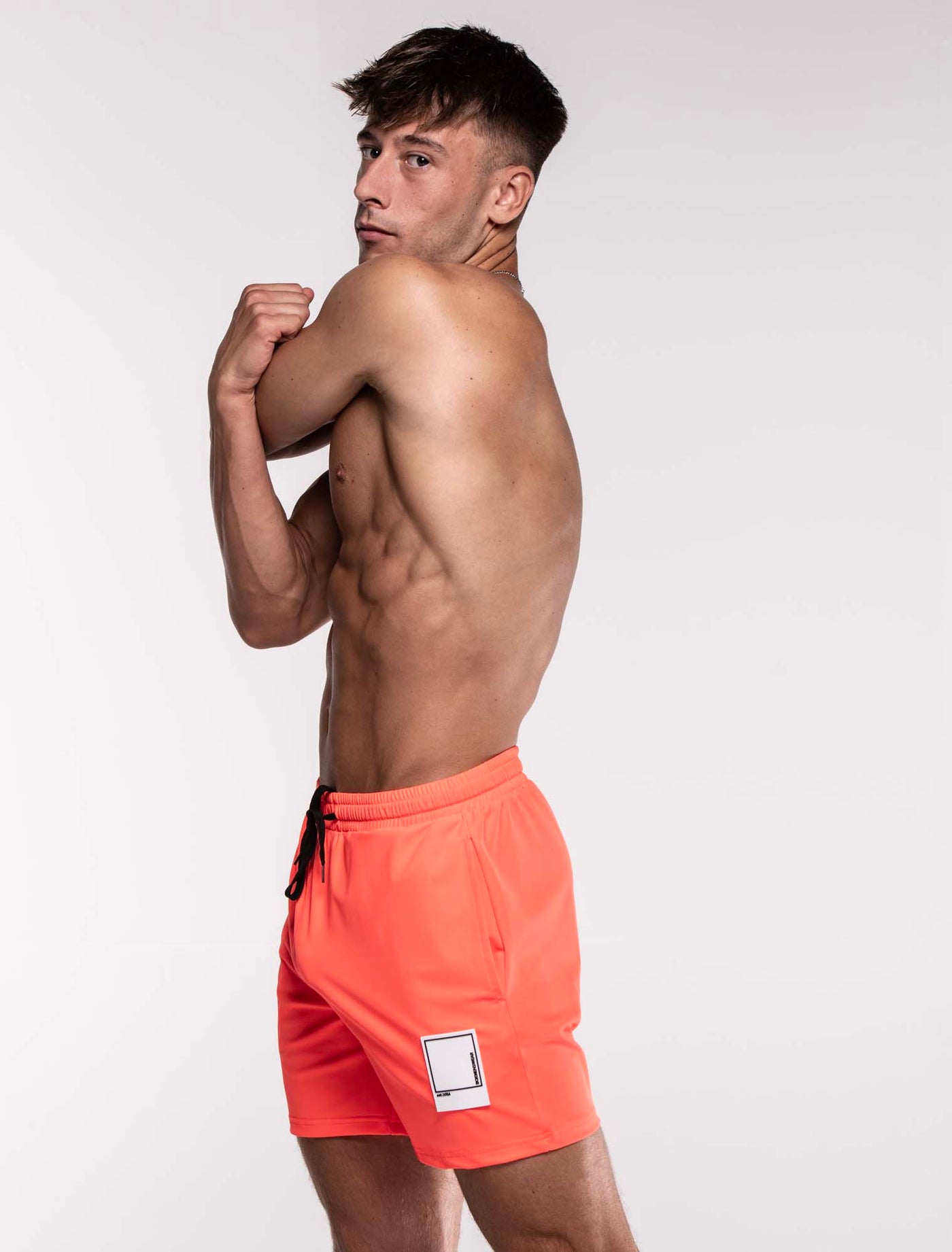 "The Fit" Sports Shorts - International Orange - boxmenswear - {{variant_title}}