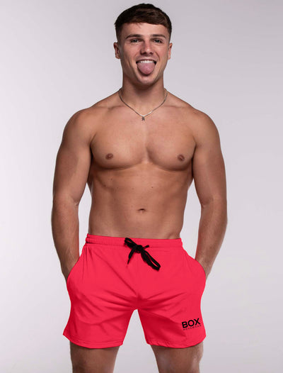 "The Fit" Sports Shorts - Fluorescent Pink - boxmenswear - {{variant_title}}