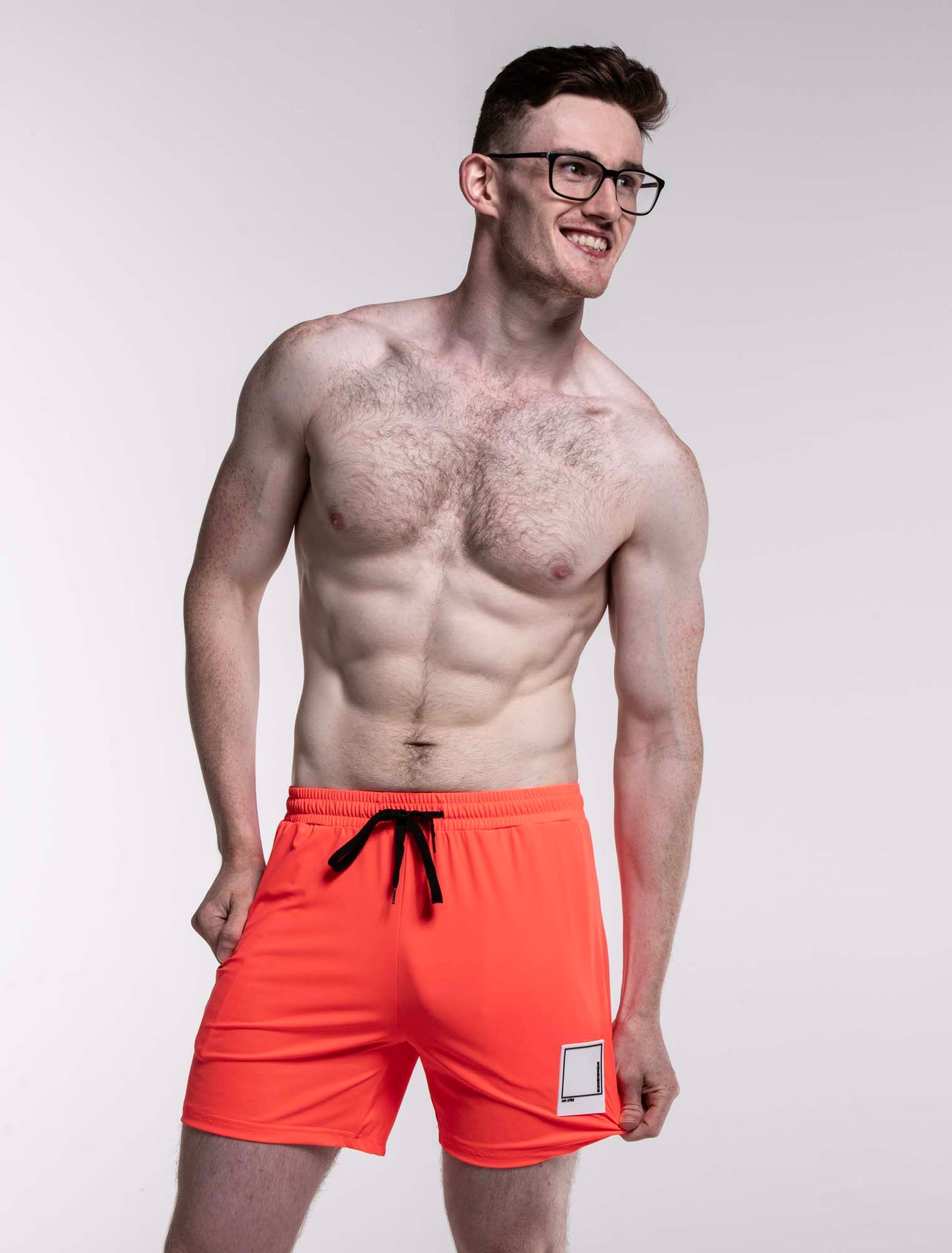 "The Fit" Sports Shorts - International Orange - boxmenswear - {{variant_title}}