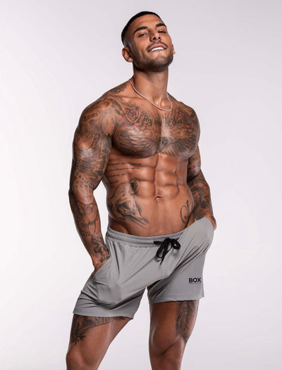 "The Fit" Sports Shorts - Premium Grey - boxmenswear - {{variant_title}}