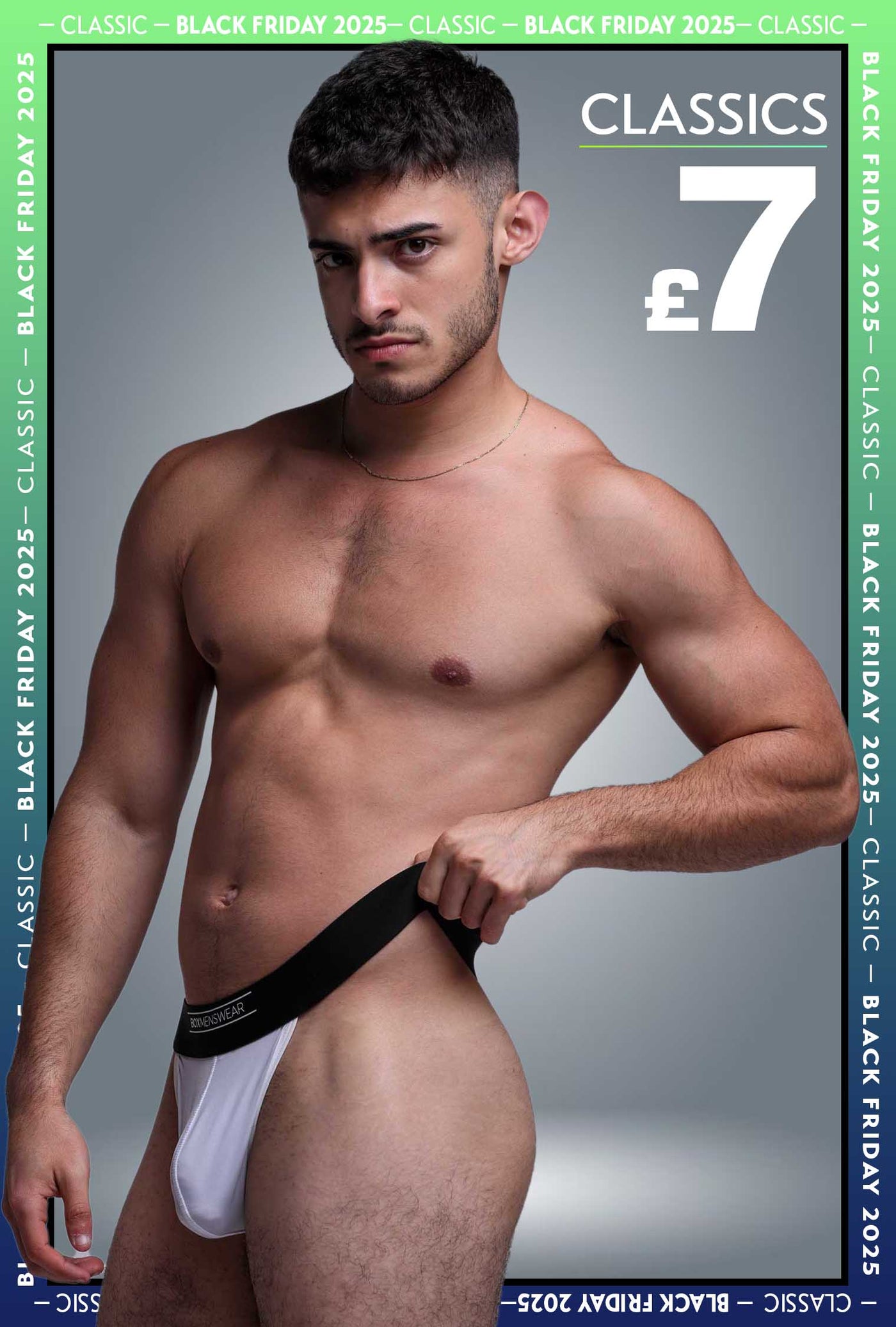 Mens Thong 3.0 - Transparent White - boxmenswear - {{variant_title}}