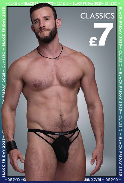 Tri-Lock G-String: Black - boxmenswear - {{variant_title}}