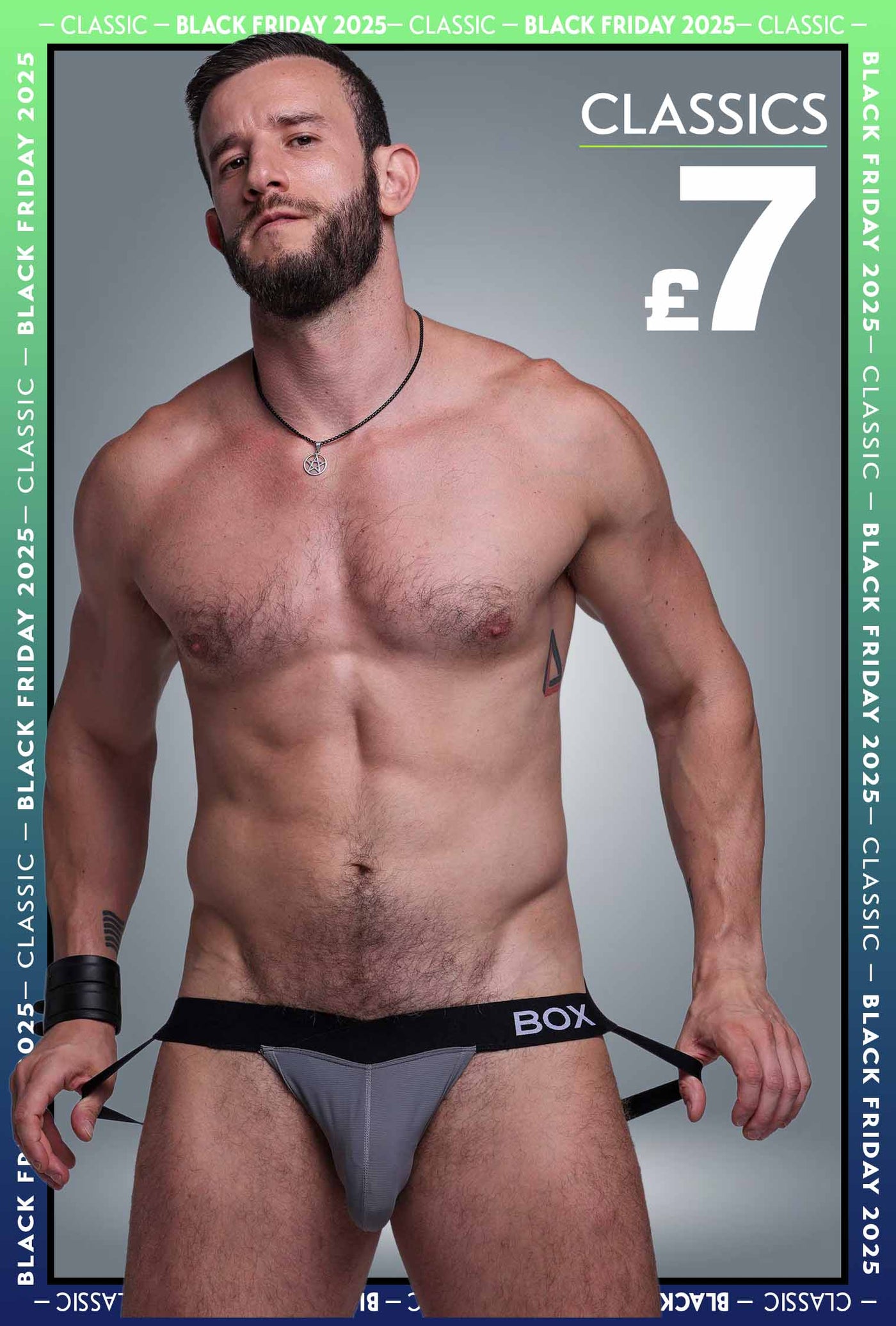V-Shape Jockstrap - Grey Elegance - boxmenswear - {{variant_title}}