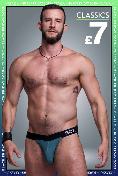 V-Shape Jockstrap - Soft Teal - boxmenswear - {{variant_title}}