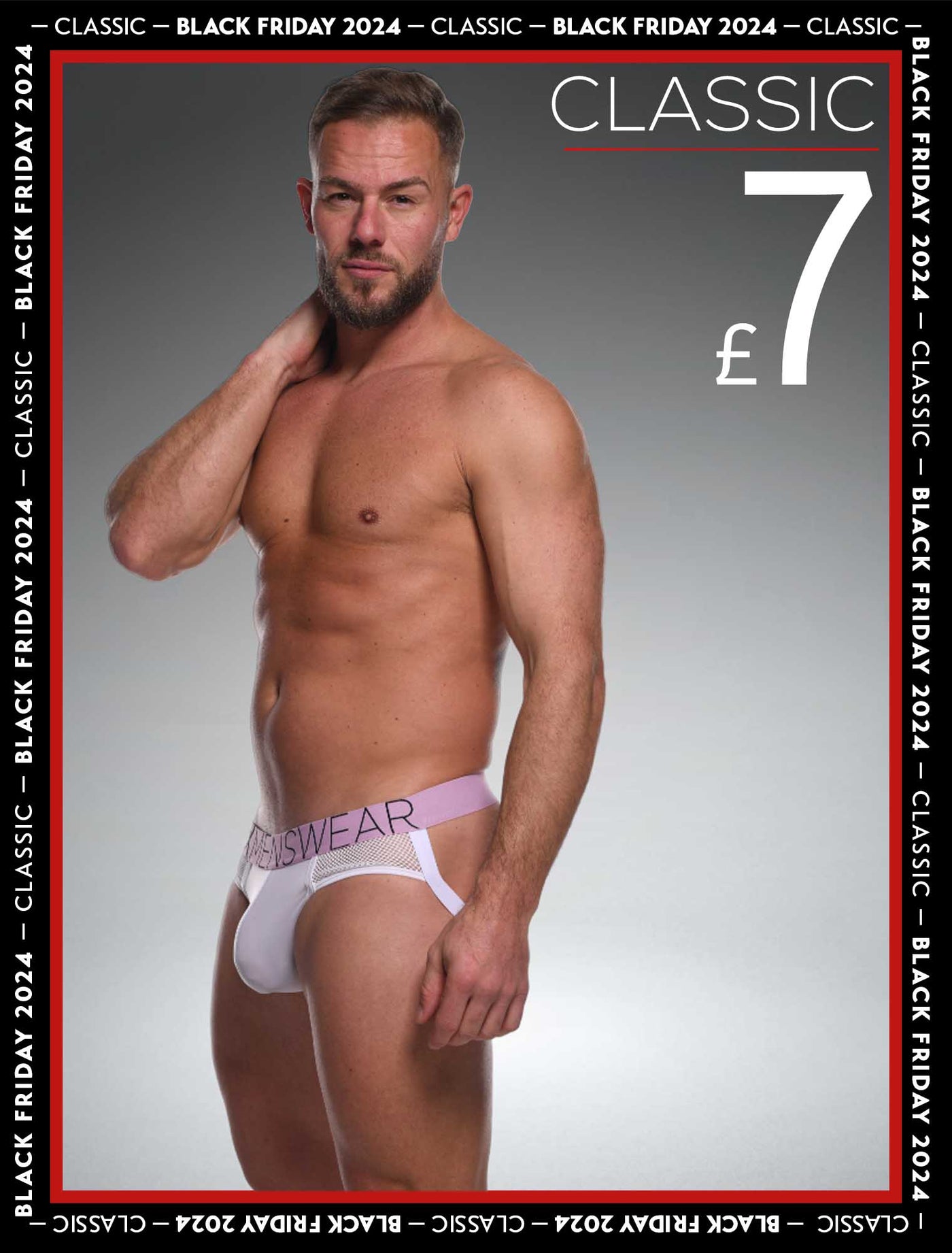 Totally Transparent Varsity Mesh Jockstrap - Two Way Pink - boxmenswear - {{variant_title}}