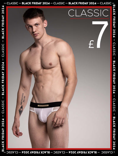 Totally Transparent Varsity Mesh Jockstrap 3.0 - White - boxmenswear - {{variant_title}}