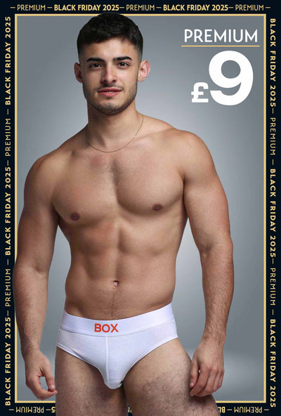 Colour Pop Briefs - White & Orange - boxmenswear - {{variant_title}}