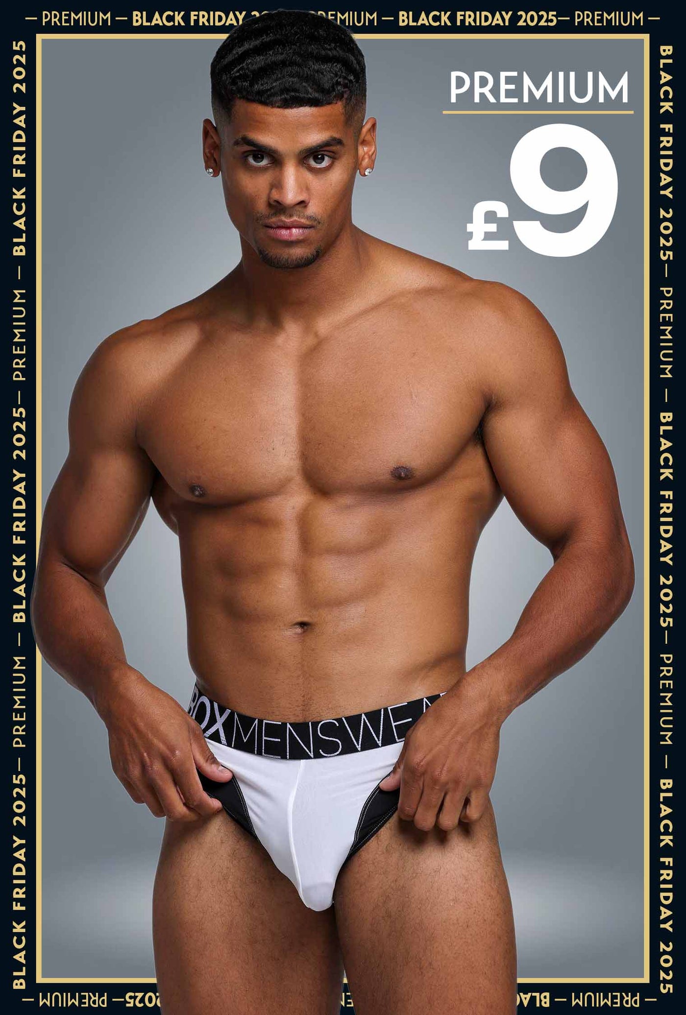 Prince Fit Briefs - White & Black - boxmenswear - {{variant_title}}