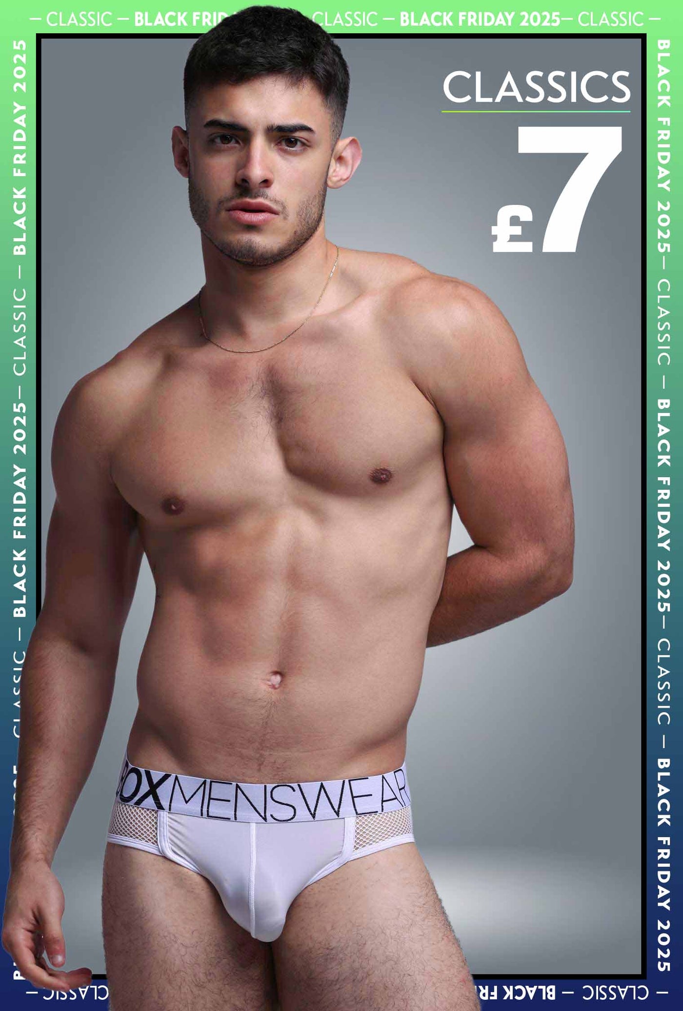 Totally Transparent Varsity Mesh Jockstrap - White - boxmenswear - {{variant_title}}