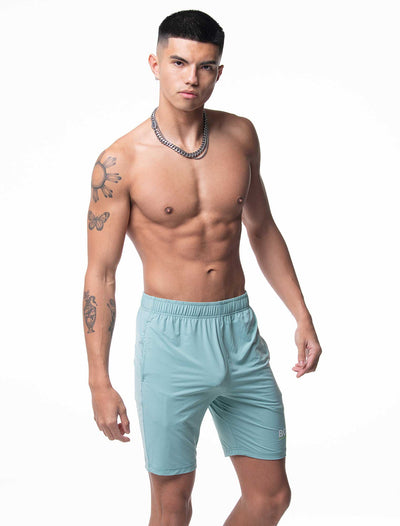 Pro Release: Sports Shorts - Aqua - boxmenswear - {{variant_title}}