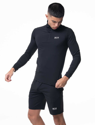 Active Panelled Sports Shorts - Black - boxmenswear - {{variant_title}}