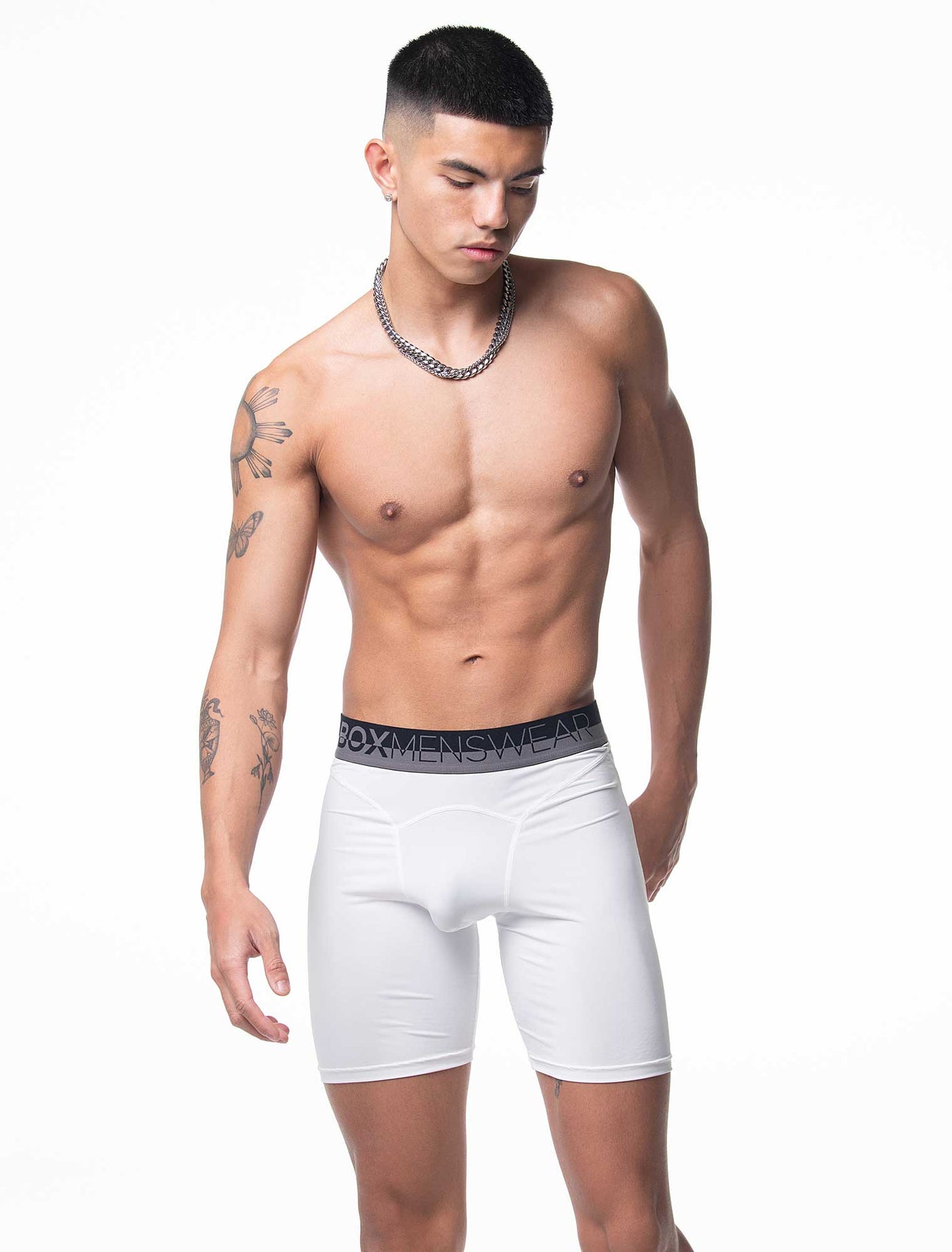 Compression Shorts 2.0 - White - boxmenswear - {{variant_title}}