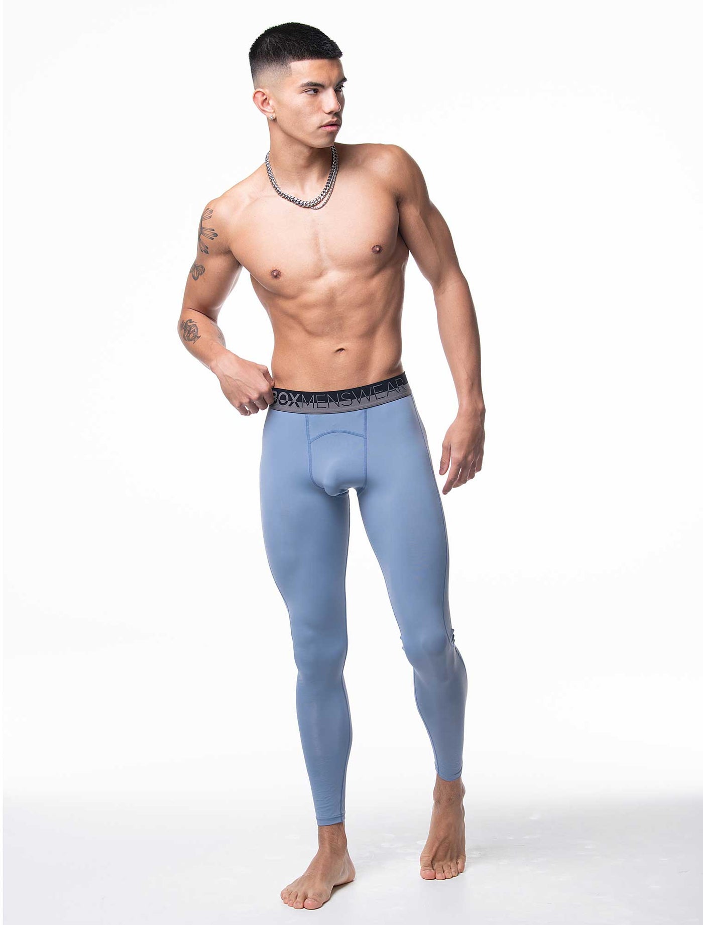 Compression Leggings 2.0 - Crystal Blue - boxmenswear - {{variant_title}}