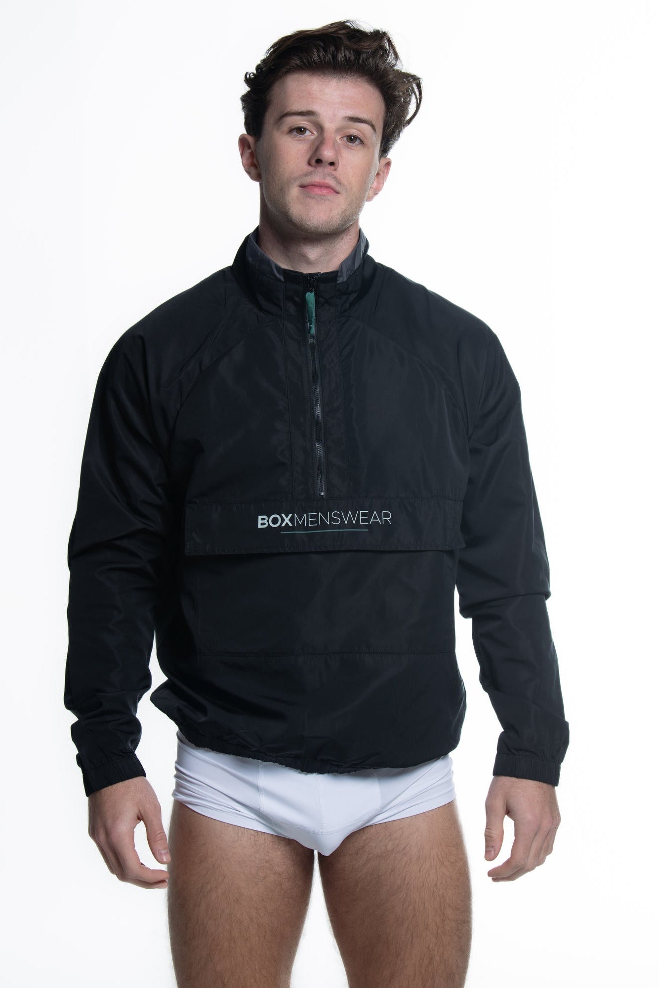 Mens Windbreaker Jacket - Black - boxmenswear - {{variant_title}}