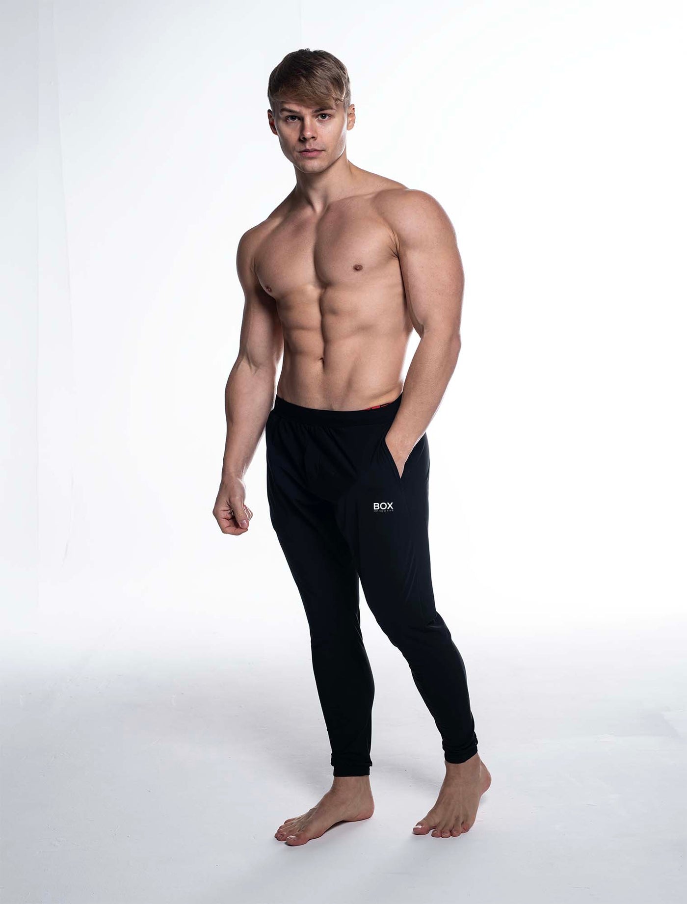 Mens X-Line Tapered Joggers - Black - boxmenswear - {{variant_title}}