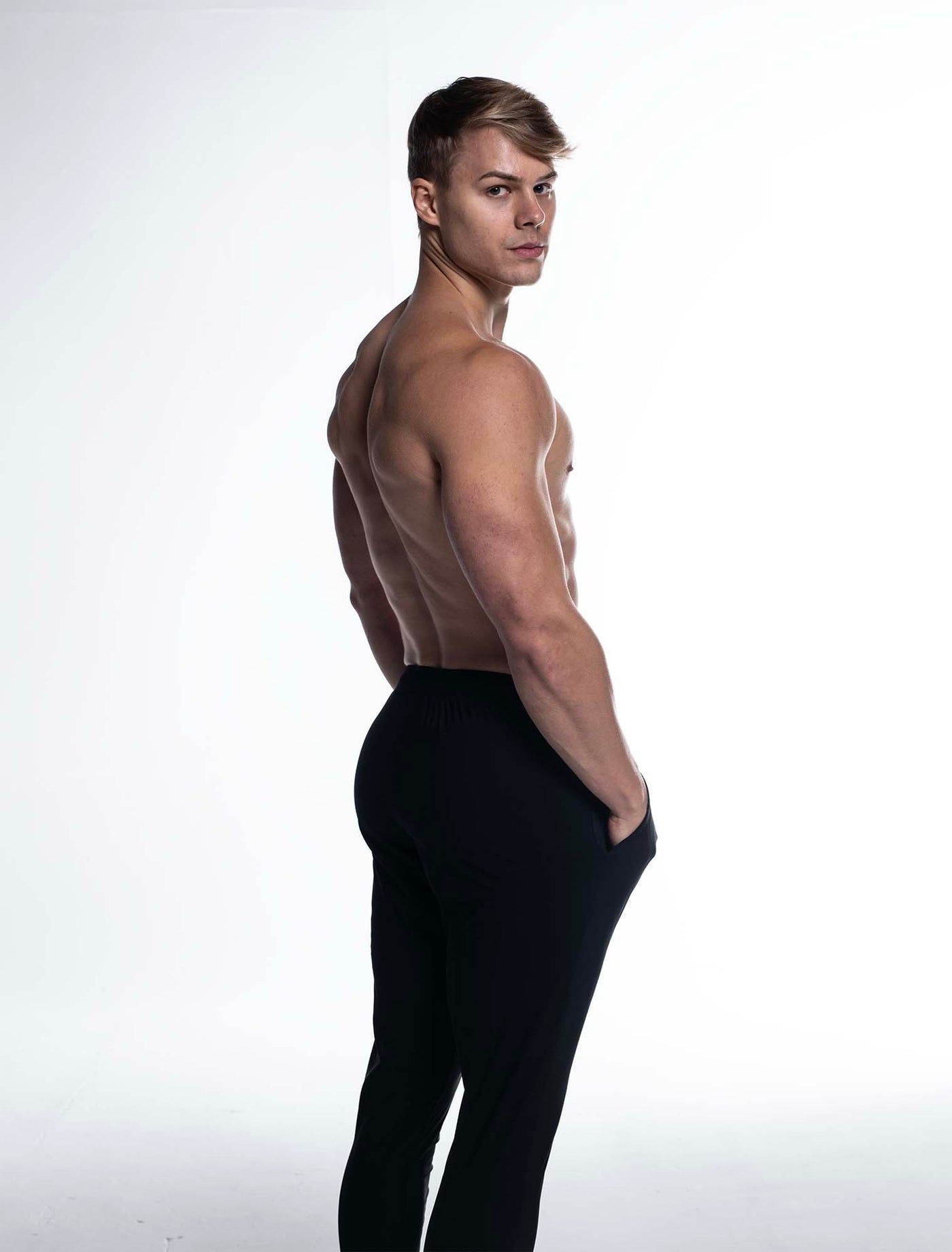 Mens X-Line Tapered Joggers - Black - boxmenswear - {{variant_title}}