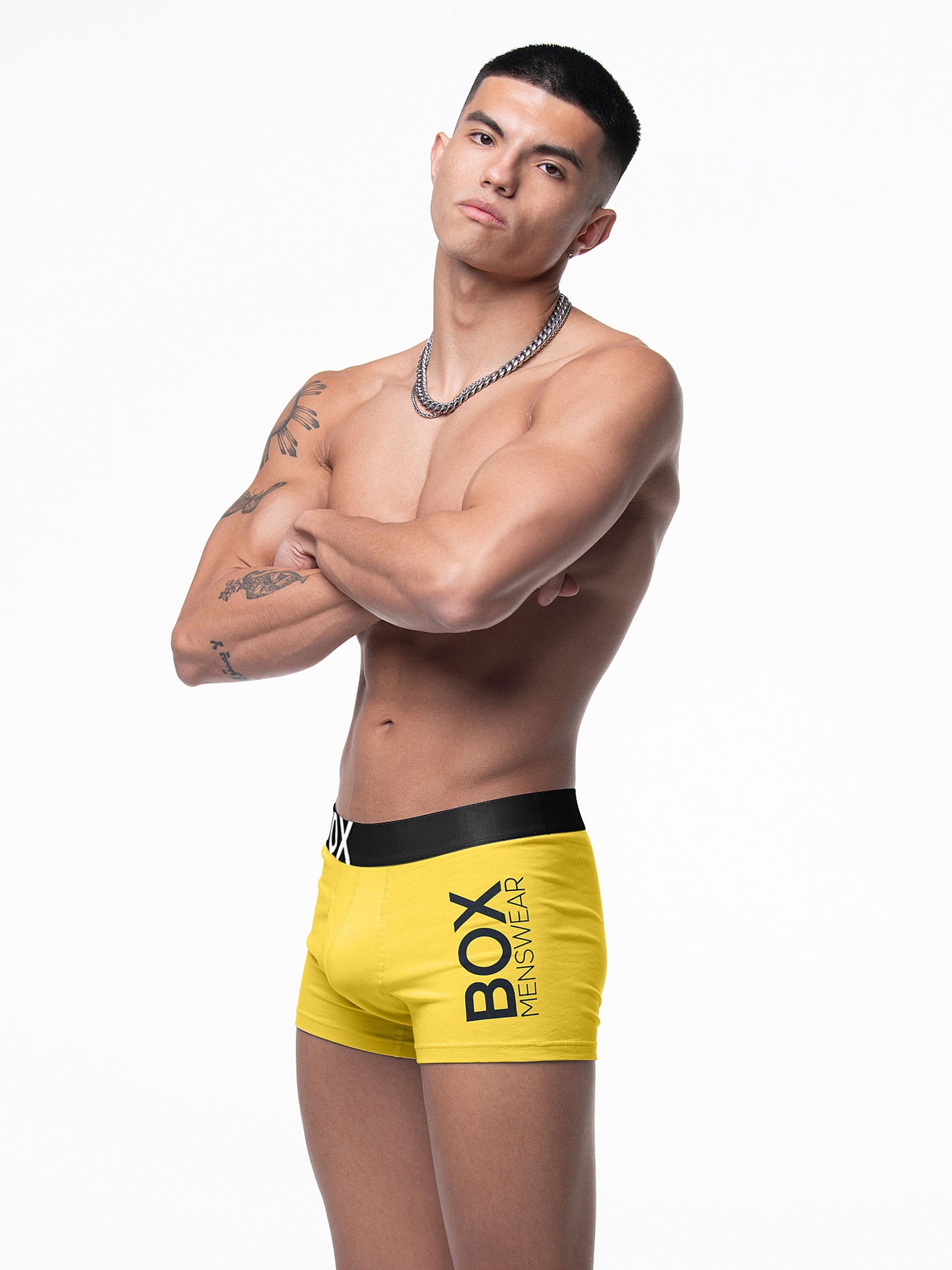 Mens Yellow Boxers - boxmenswear - {{variant_title}}