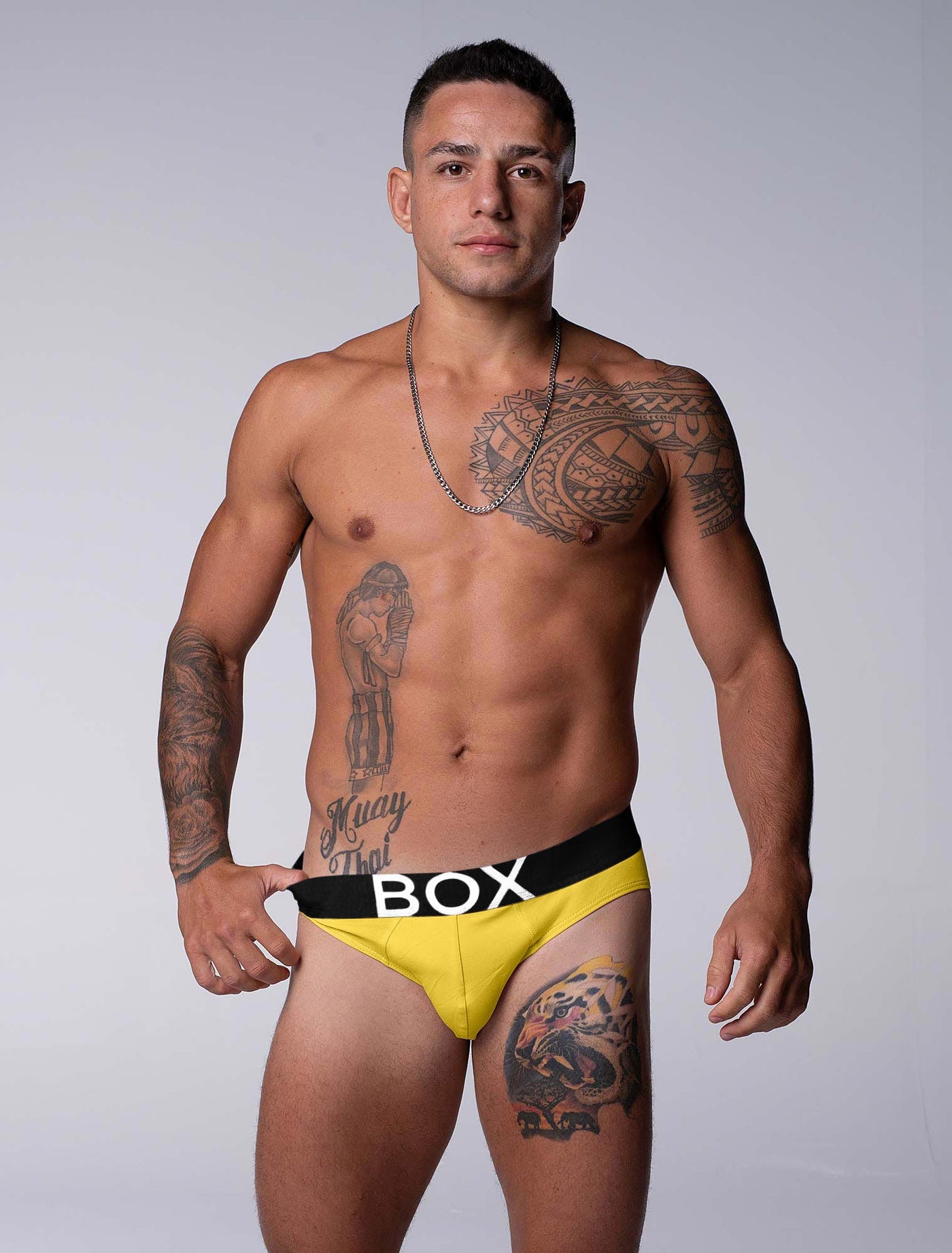 Mens Yellow Briefs - boxmenswear - {{variant_title}}