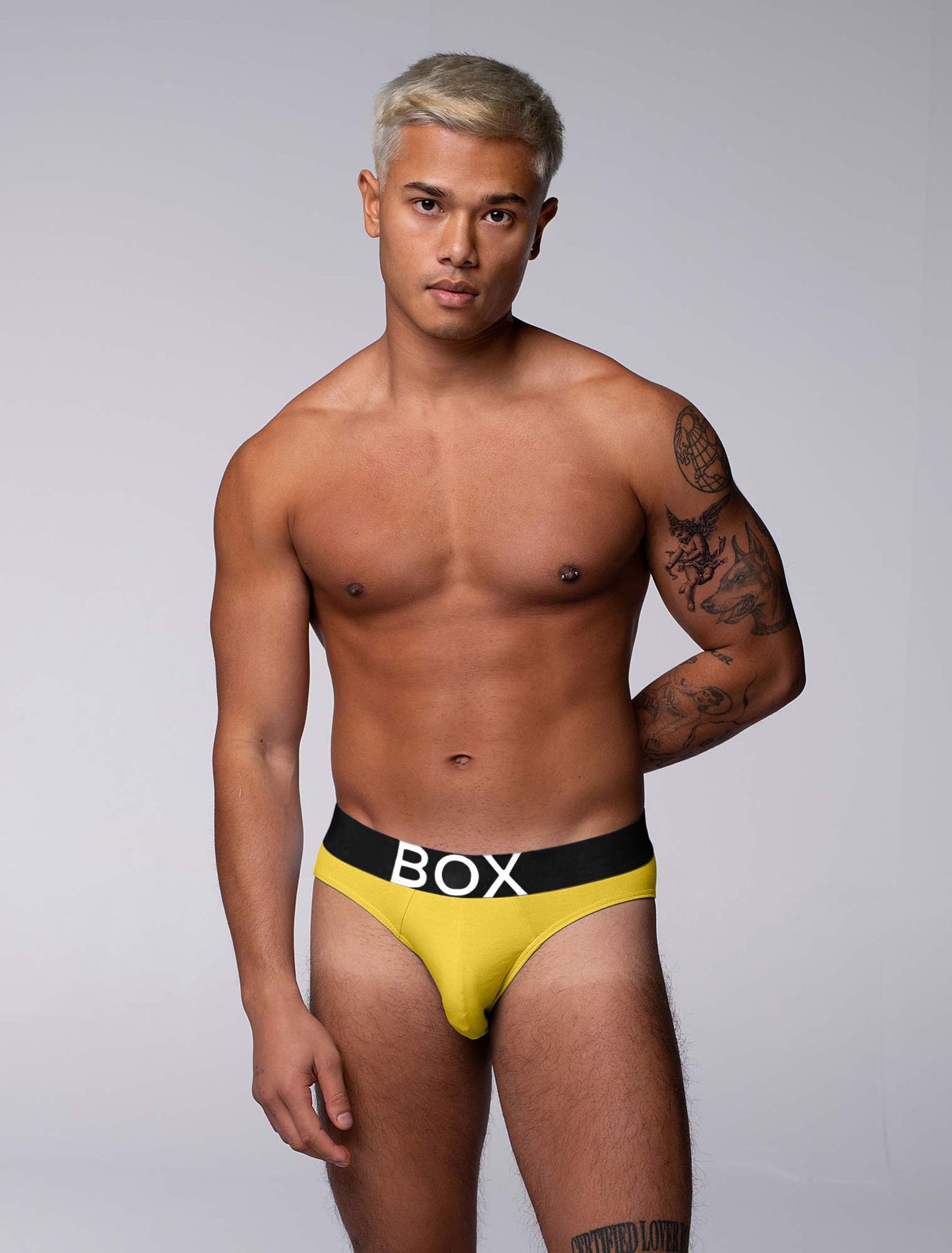 Mens Yellow Briefs - boxmenswear - {{variant_title}}