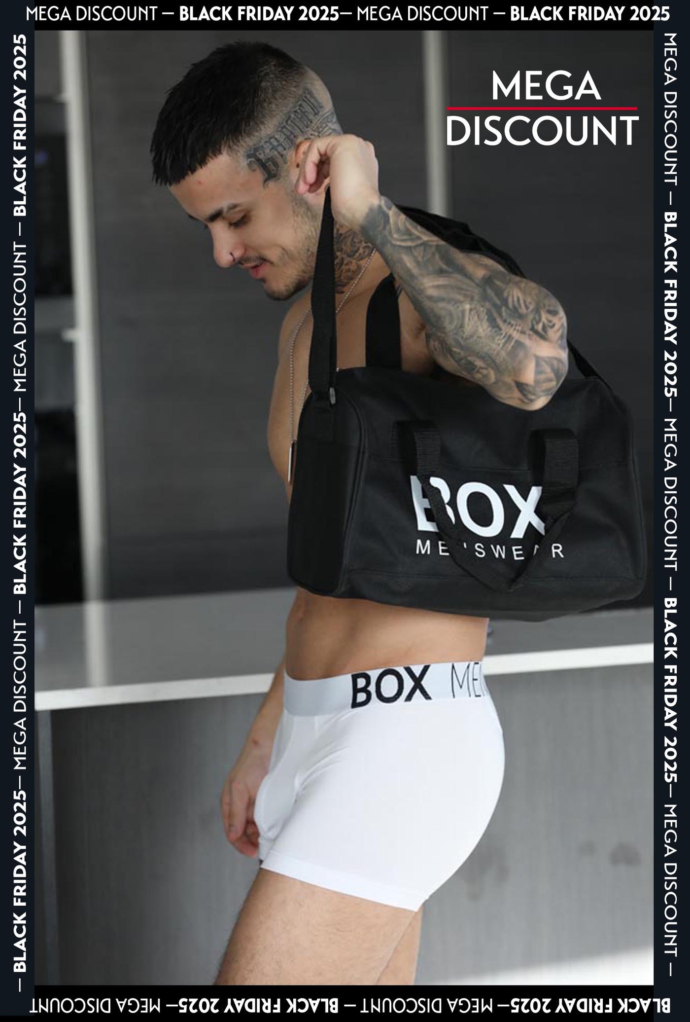 Mens Compact Holdall Bag - boxmenswear - {{variant_title}}