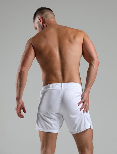 Mens Sports Shorts 2.0 - White - boxmenswear - {{variant_title}}
