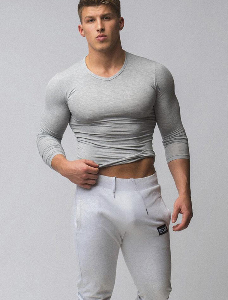Super Soft Grey Track Pants / Grey - boxmenswear - {{variant_title}}