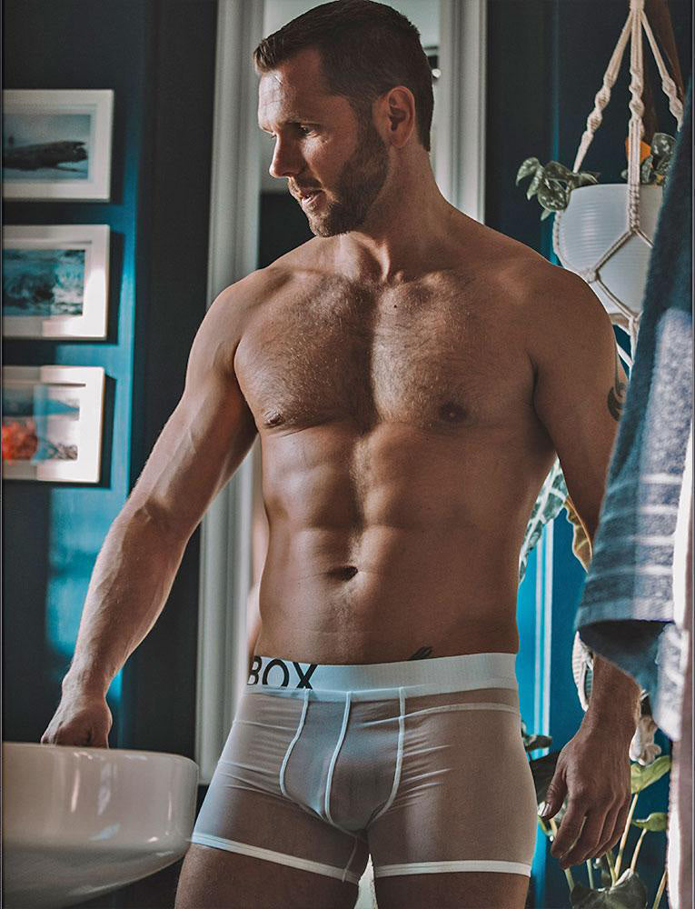 All Over Mesh Boxers - White - boxmenswear - {{variant_title}}