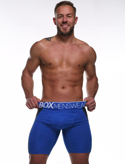 Defined Behind: Compression Shorts with Stretch - Blue Force - boxmenswear - {{variant_title}}